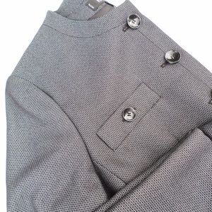 Grey dress suit blazer