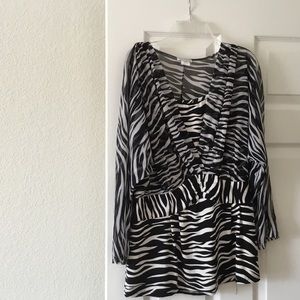 Fun zebra striped top!