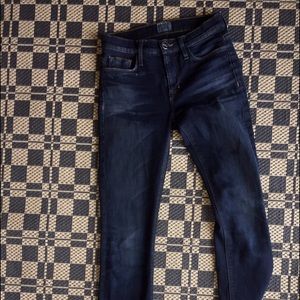 Hudson Jeans; dark wash, boot cut, size 25.