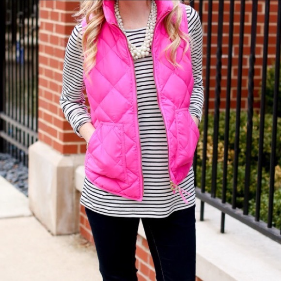J. Crew Jackets & Blazers - Jcrew Hot Pink Excursion Vest