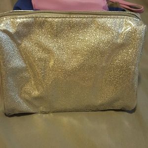 Glitter make up bag