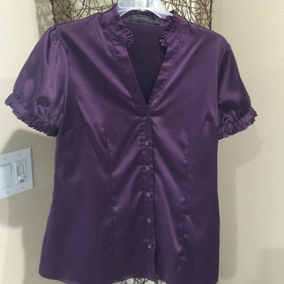 Deep purple Blouse from The Limited