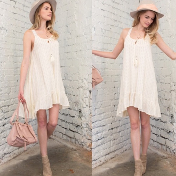 Lace cable detail flowy dress. Price firm. - Picture 3 of 4