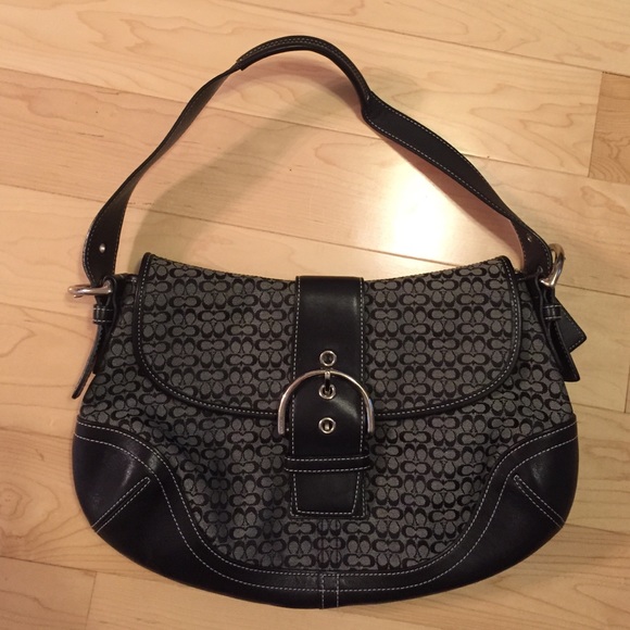 Black coach purse