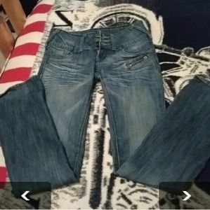 Almost famous jeans size 3