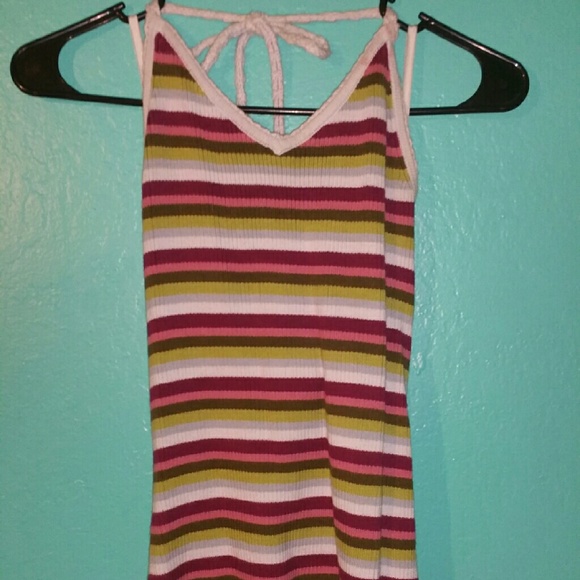 *MAKE AN OFFER!* Striped halter top