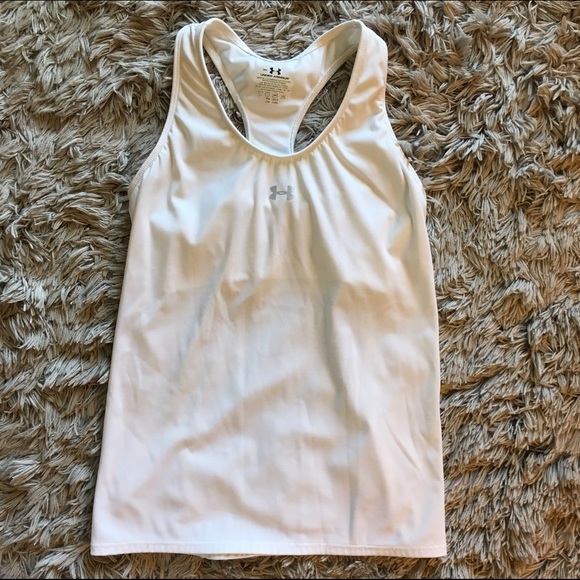 White Women's Under Armour Racerback Tank