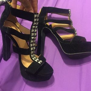 Strappy Heels with Studs