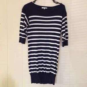 Navy blue Cotton dress