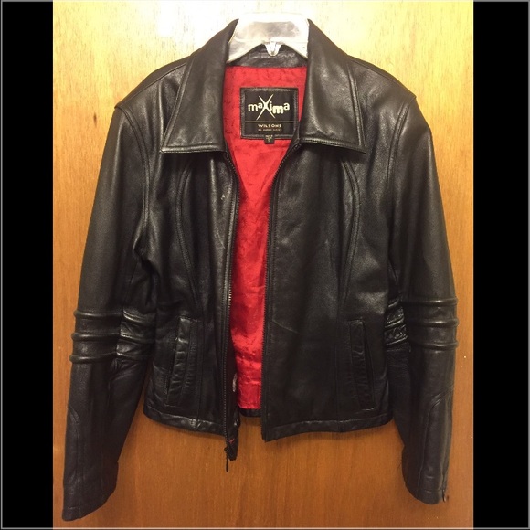 Authentic leather Wilsons Leather moto jacket