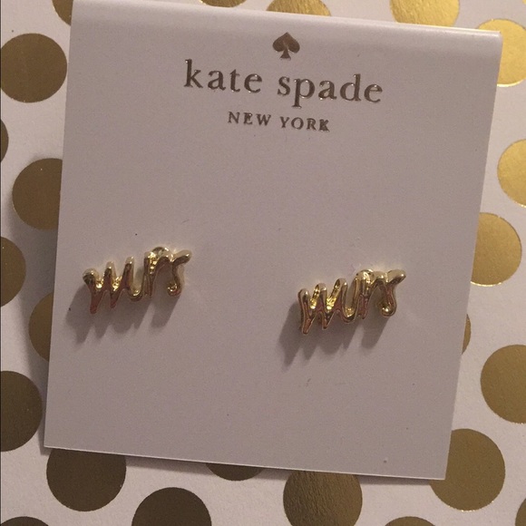 Kate Spade earrings MRS earrings