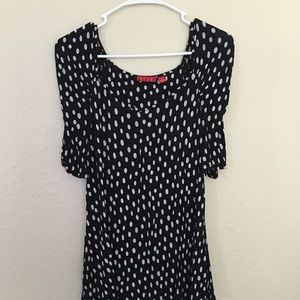 Polka Dot Blouse with Synched Sleeves
