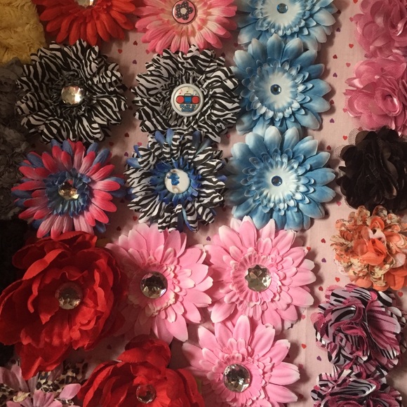 Flower Hair Clips
