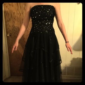 Floor length prom dress