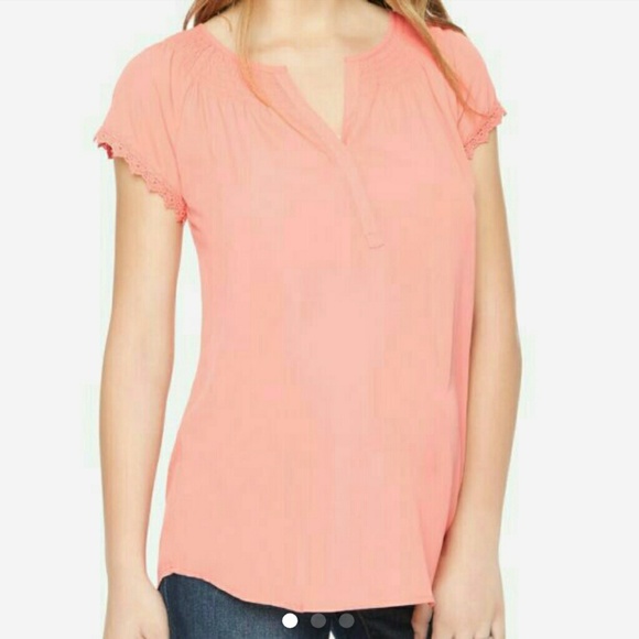 Motherhood Smocked Maternity Blouse, small