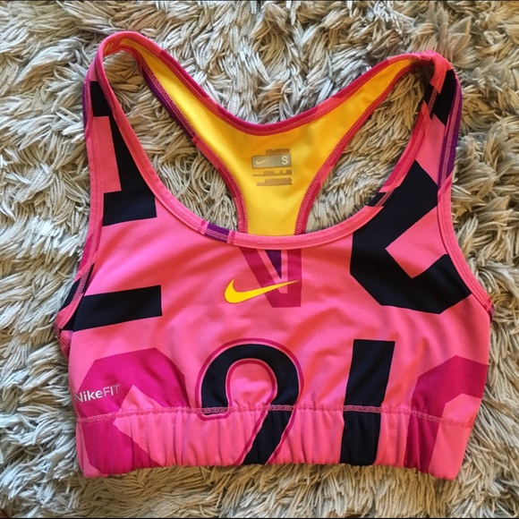 Pink Nike Women's Sports Bra