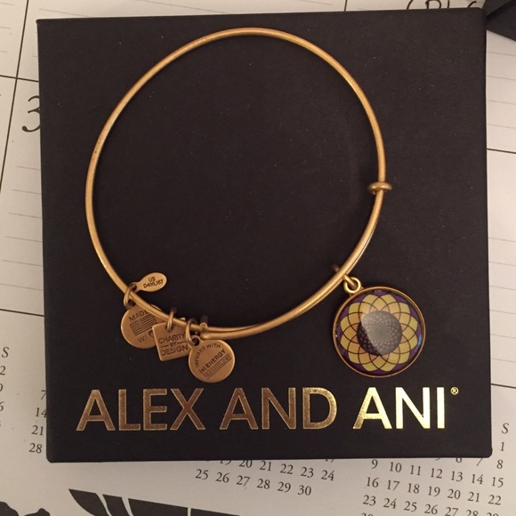 Alex and Ani sunflower bracelet
