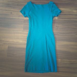 Teal mini dress