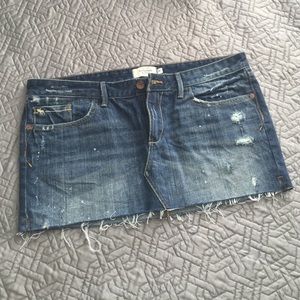 Women's Abercrombie & Fitch Jean Mini Skirt