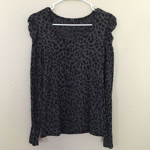 Cheetah Print Long Sleeved T-Shirt