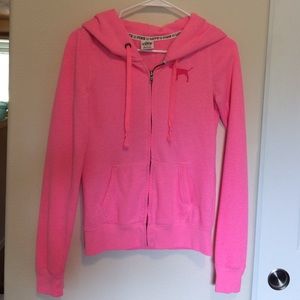 Victoria's Secret PINK Zip Up Sweater