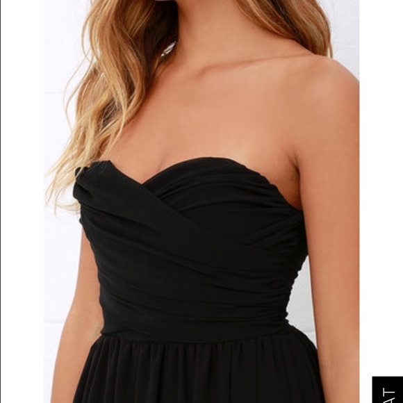 Lulu's strapless formal dress SOLD OUT ONLINE - Picture 2 of 4