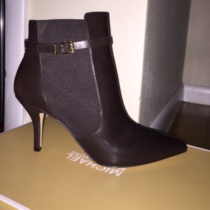 Michael Kors Dark Chocolate Woods Bootie