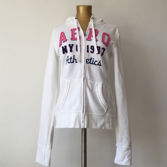 White Aeropostale full zip