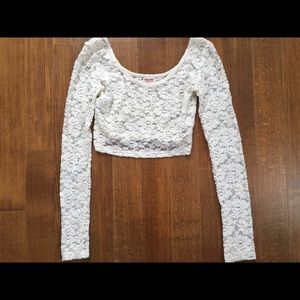 Lace crop top