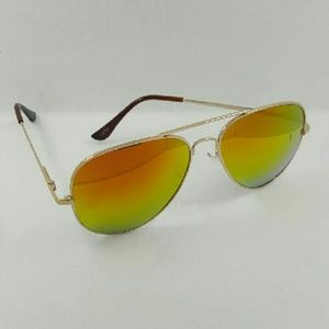 57% off Accessories - Gold medal frame aviator sunglasses specs insta ...