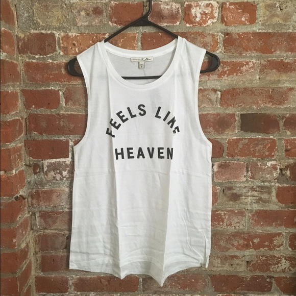 Feels like heaven cut off tank top - Picture 3 of 4