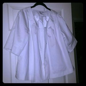 White Worthington skirt suit