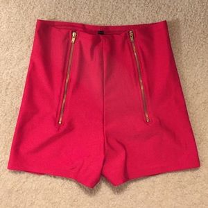 Red Spandex Shorts