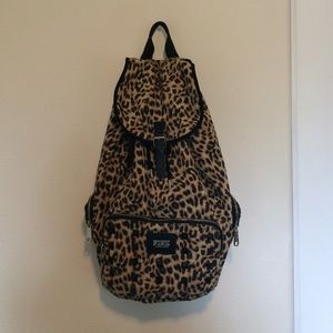 Victoria's Secret Cheetah Print Studded Backpack