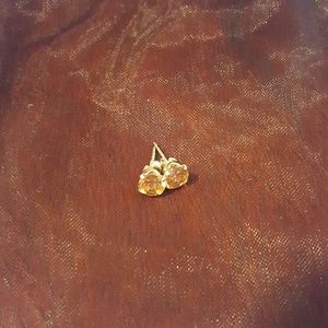 Multi-colored Solitaire Earrings