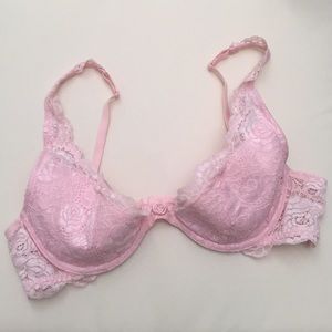 Victoria's Secret lace baby pink bra 36b