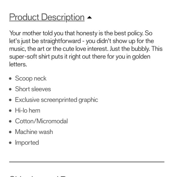 💖HP💖 I'm here for the champagne black t-shirt - Picture 2 of 4