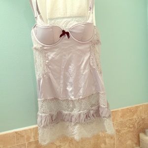 Victoria's Secret grey slip 36c