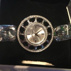 Just cavalli silver embellished watch. Brand new