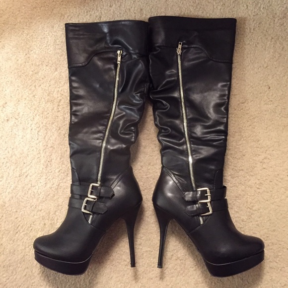 Knee High Black Boots