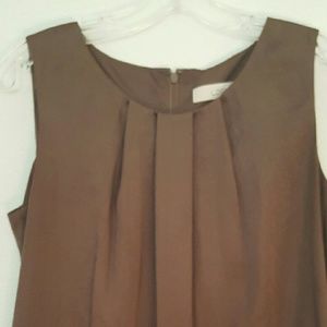 Loft Chocolate shift dress