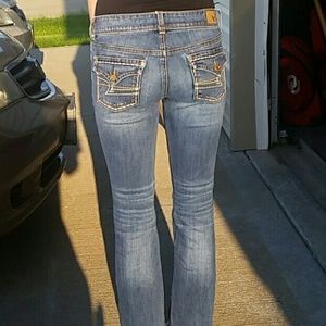 American Eagle Boot Cut Short Jeans