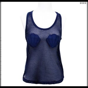 Wildfox track racer back cami