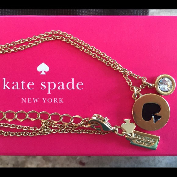 🆕 Kate Spade "Spot the Spade" Charm Necklace