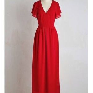 Full Length Red Dress