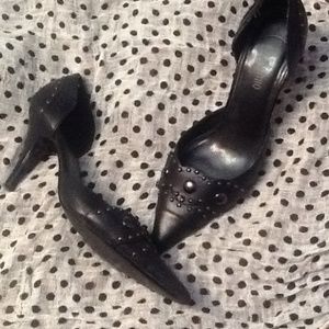 Black pointed Ann Marino Heels size 81/2