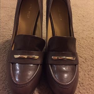 Nine West loafer heels