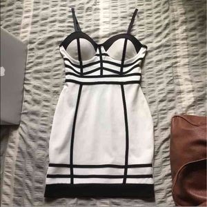 Black and white Mini dress