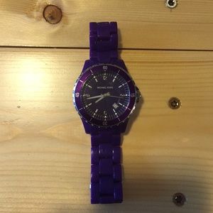 Michael Kors Purple Acrylic Watch