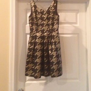Houndstooth cocktail dress